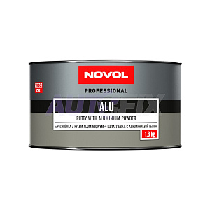 NOVOL шпатлевка Alu c алюминиевой пылью 1.8кг