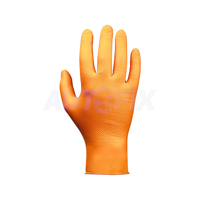 JETA SAFETY перчатки нитриловые 050 Natrix оранжевые размер L