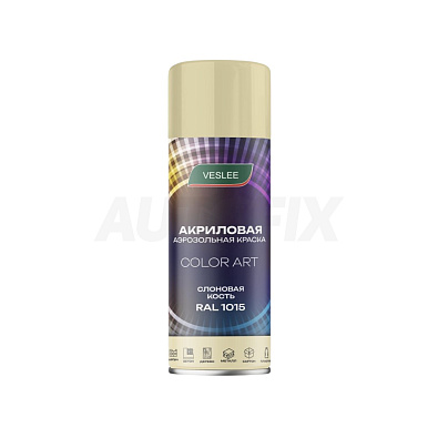 VESLEE краска акриловая аэрозольная Color Art RAL 1015 глянцевая 520мл