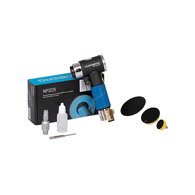 NORDBERG пневмошлифмашинка орбитальная NP3225 эксцентрик 1.5мм 75мм