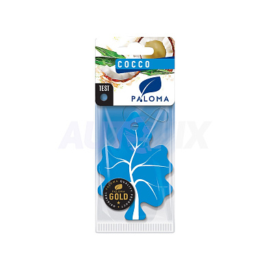 PALOMA ароматизатор автомобильный GOLD подвесной Cocco