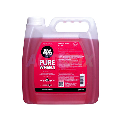 FOAM HEROES концентрированный очиститель шин и дисков Pure Wheels 3л