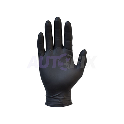 CETRON перчатки нитриловые Nitrile gloves черные размер L пара