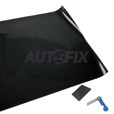 MEGAPOWER пленка тонировочная 2.0% Ultra Super Dark Black антистатичная 50 x 300см