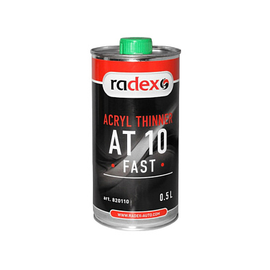 RADEX разбавитель акриловый AT 10 быстрый 0.5л