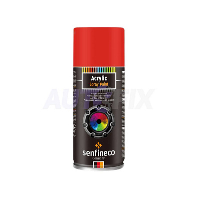 SENFINECO краска-спрей акриловая Orange Red (красная) 400мл