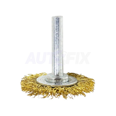 ROCKFORCE кордщетка дисковая BFR015 латунная для дрели 38мм