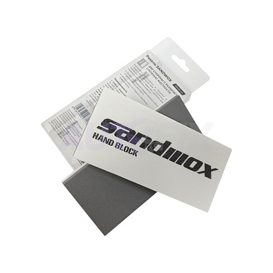 SANDWOX ручной шлифовальный ракель 125*60*12мм гибкий двухсторонний