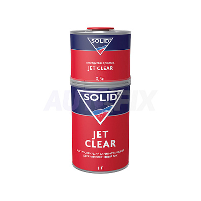 SOLID лак акрил-уретановый Jet Clear комплект 1.0+0.5л