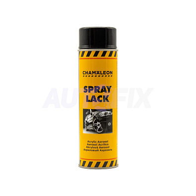 CHAMALEON 26214 эмаль аэрозольная черная глянцевая 500мл