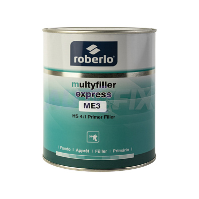ROBERLO грунт Multyfiller Express 4:1 HS ME3 темно-серый 1.0+0.25л