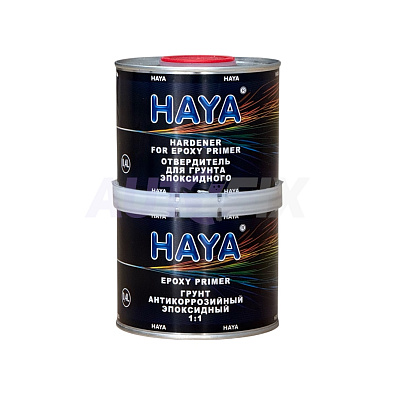 HAYA грунт эпоксидный 1:1 графит с отвердителем 0.4+0.4л