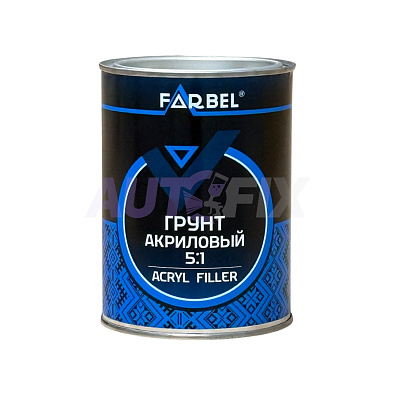 FARBEL грунт акриловый 5:1 белый с отвердителем 0.75+0.15л