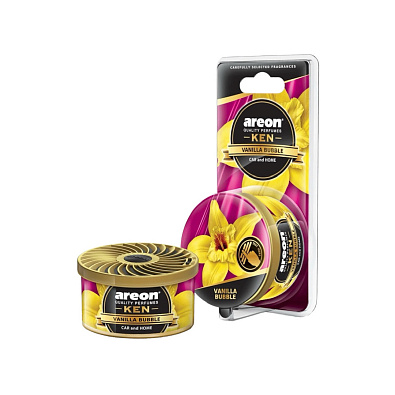 AREON ароматизатор воздуха Ken в банке Vanilla Bubble 35г