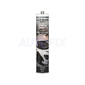 LIZARD герметик кузовной шовный Body PU Sealant черный L013 380г / 310мл