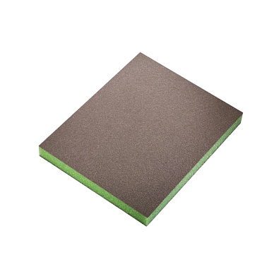SIA губка абразивная 7983 98*120*13мм 2-хсторонняя superfine зеленая