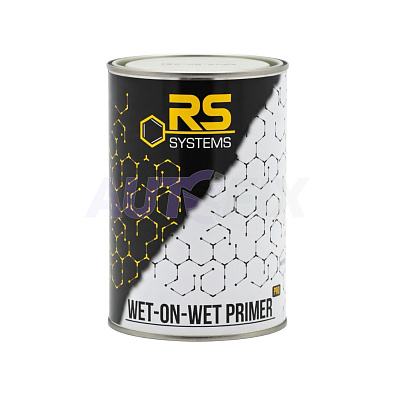 RS SYSTEMS грунт мокрый по мокрому 4+1 Wet-on-Wet Primer PRO черный 0.8+0.2л