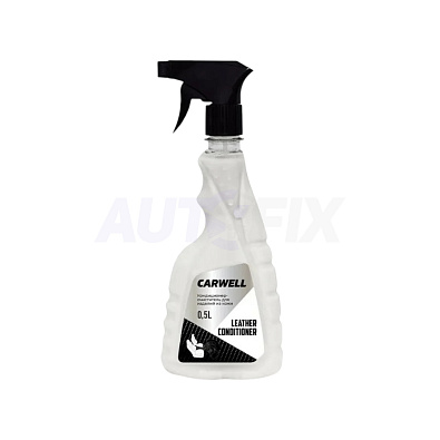 CARWELL кондиционер-очиститель кожи Leather Conditioner с триггером 0.5л